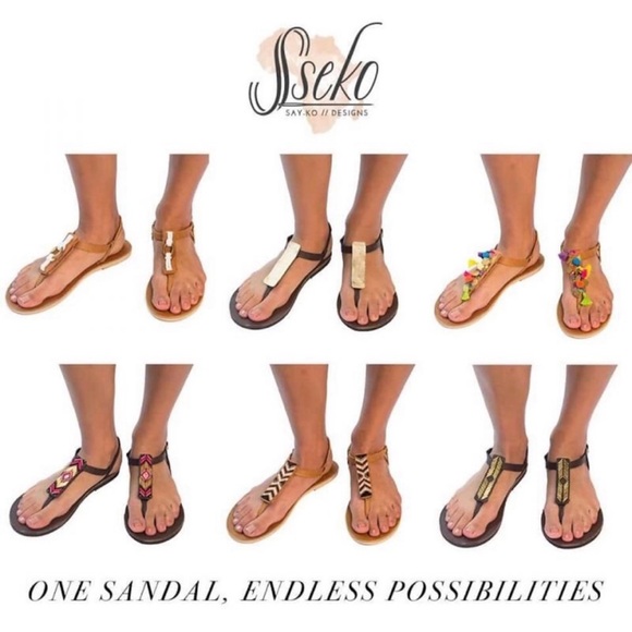 Sseko | Leather ribbon gladiator sandals | 8 - Picture 9 of 15